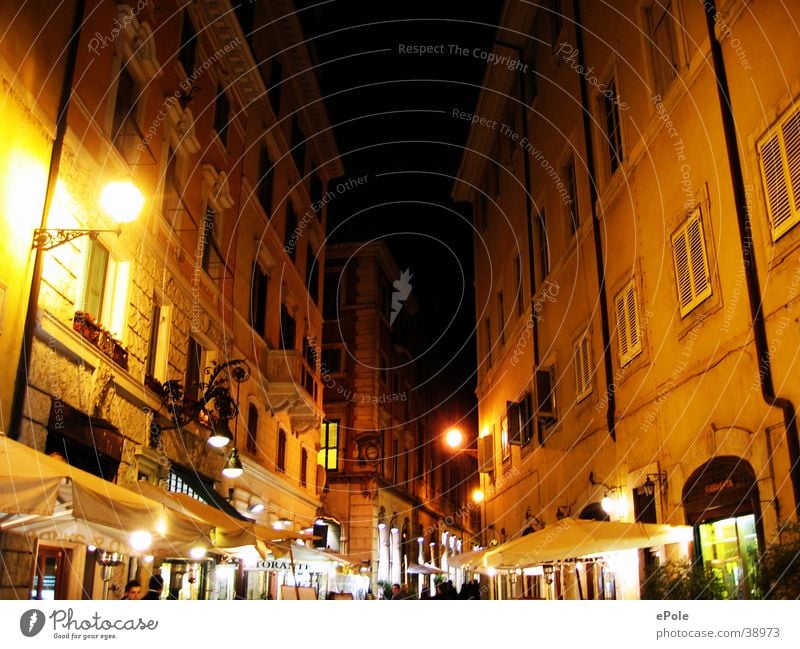 All roads lead through Rome Romance Architecture Street Lighting