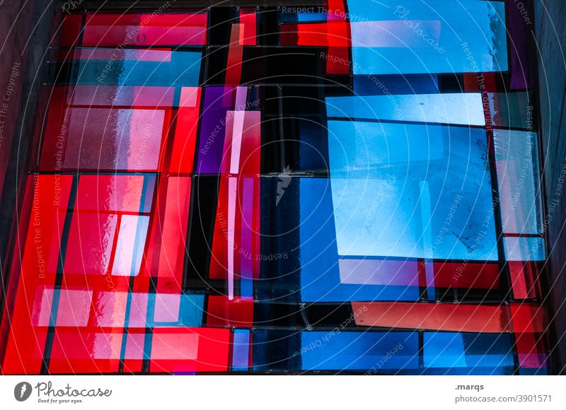 church windows Background picture Structures and shapes Pattern Abstract Close-up Church window Mosaic Chaos Multicoloured Crazy Uniqueness Exceptional Line