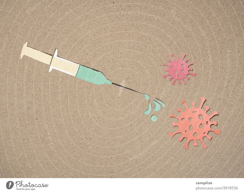 Vaccination against corona virus | silhouette Immunization inoculate sb. vaccine creatively Fluid medicine flu Virus Virus infection covid-19 coronavirus