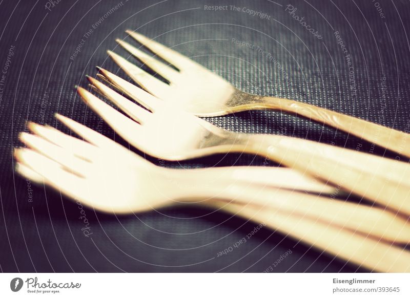 Cake at grandma's Fork Pastry fork Tablecloth Metal Old Point Cutlery Colour photo Interior shot Deserted Copy Space top Copy Space bottom Day