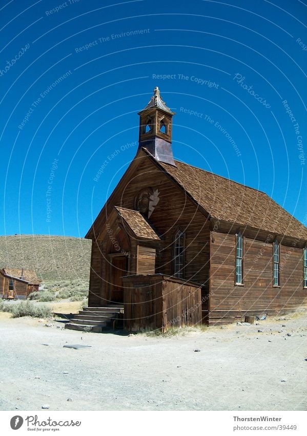 Chapel at Bodie Ghost Town House (Residential Structure) California Ghost town Mono Lake Historic Religion and faith USA