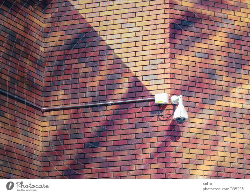 NCH | brickwork Work and employment Workplace Building Architecture Wall (barrier) Wall (building) Watchfulness Fear Surveillance Surveillance camera Brick