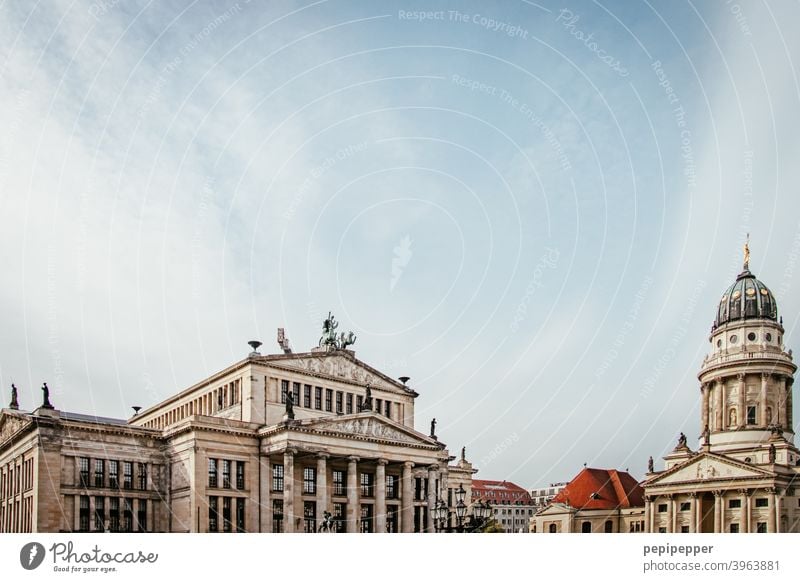 Berlin Opera with Berlin Cathedral Downtown Berlin Dome Capital city Architecture Tourist Attraction Landmark Town Exterior shot Manmade structures Tourism