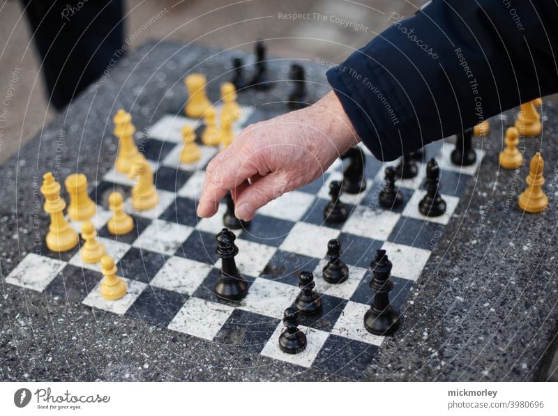 The game of kings and queens Kings Chess Chessboard Playing Tower Runner Battle strategy Intellect Competition strategically Think thinking think of ...