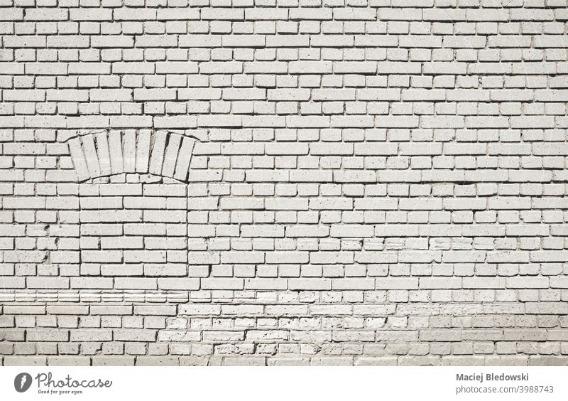 Old brick wall building, background or texture. old pattern architecture facade backdrop gray block wallpaper