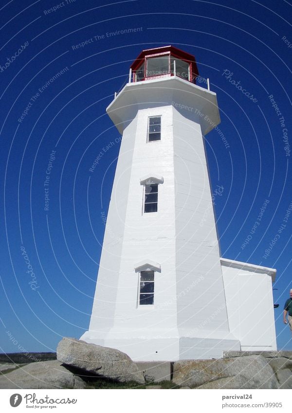halifax Lighthouse Halifax Canada White Historic Sky Blue