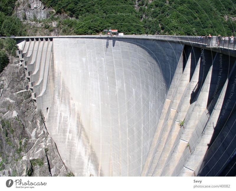 dam Retaining wall Reservoir Wall (barrier) Switzerland Architecture