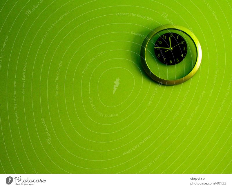green clock Wall (building) Clock Time Green Eye shadow