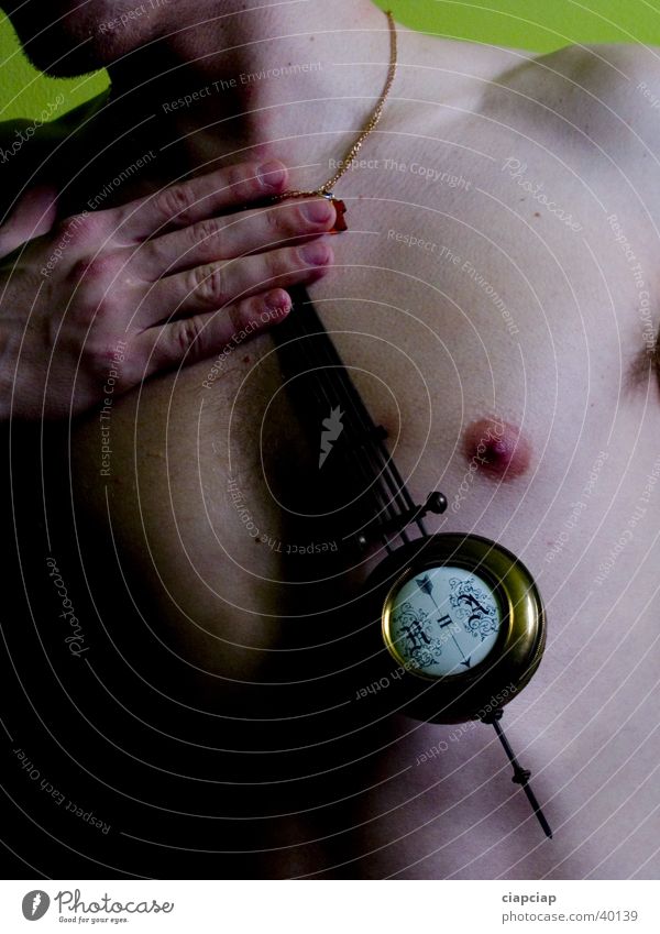 act Time Clock Man nude Body