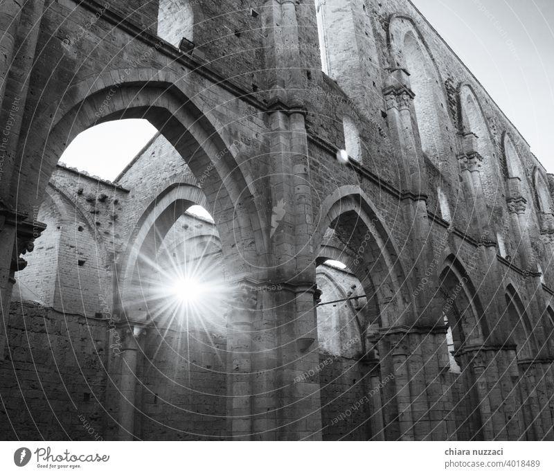 Arches in light abbey historical Monument Light Architecture monument Tourism architecture building travel tourism Vacation & Travel old landmark