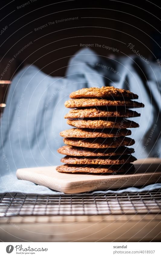 Cookie Tower - Cookie Tower cookies Baking baked cute Candy sweets Sweet food baking baking paper Dessert Food Delicious Baked goods Nutrition Dough