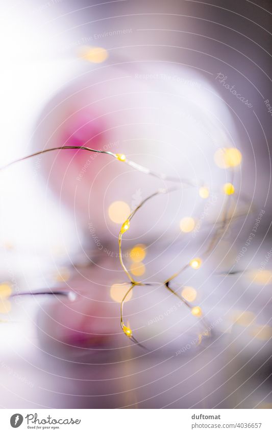Bokeh shot of a filament defocused Pink soft Cold Background picture bokeh bokeh lights Bokeh background Fairy Wire Fairy lights clearer Abstract blurriness