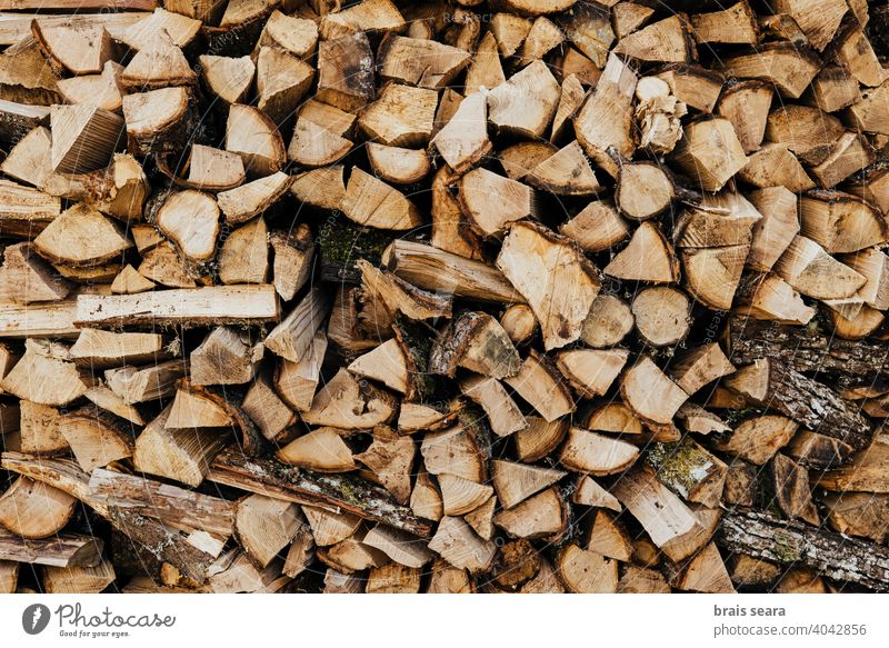 Full Frame Stack Of Logs log logs stack tree energy season winter lumber yard nature ecology rustic raw backdrop natural wood pile abstract textures trees stock