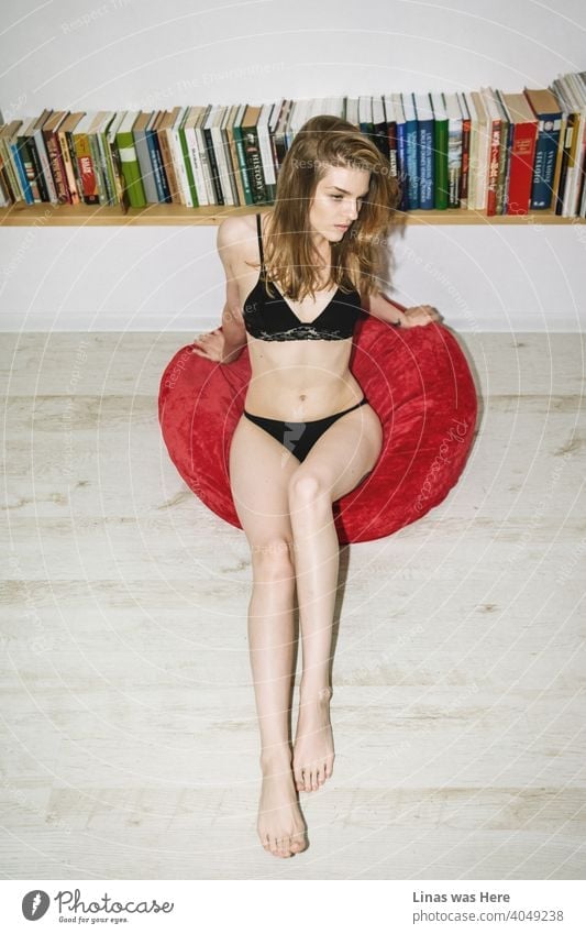 The least attractive thing you can say to me is "I don't read books”. A gorgeous brunette lingerie model dressed in a black bikini is not amused. Intelligence is a sexy trait of any human.