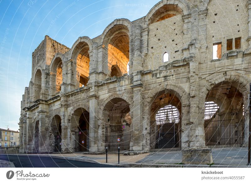 arena arles Roman Architecture Europe Building Culture Vintage Ancient Landmark France Exterior shot