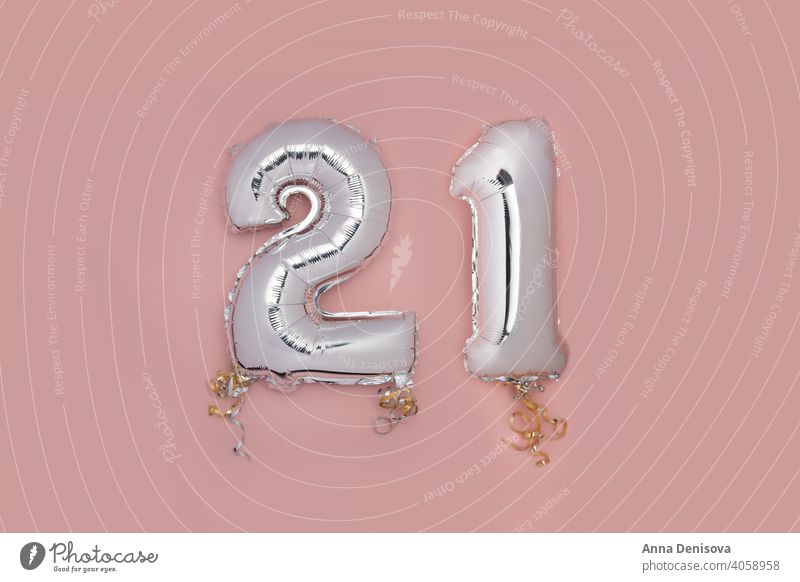 Silver Number Balloons 21 balloon 12 twelve number silver anniversary birthday followers likes date january decoration glitter shiny green neo mint calendar