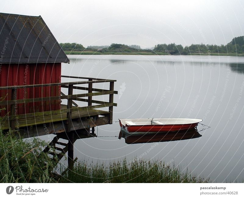 Denmark Lake Watercraft Reflection House at the lake Hut