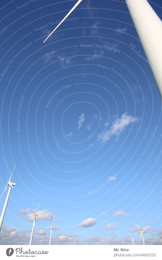 wind farm turbine stream Clouds windmills Electricity White Blue Blue sky Grand piano innovation Generator Resource Renewable Sustainability eco-power Force