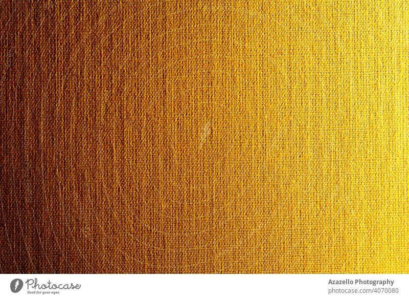 Gradiented canvas texture in yellow-orange 2021 abstract art backdrop background brown burlap carpet closeup cloth color cotton cover decoration design empty