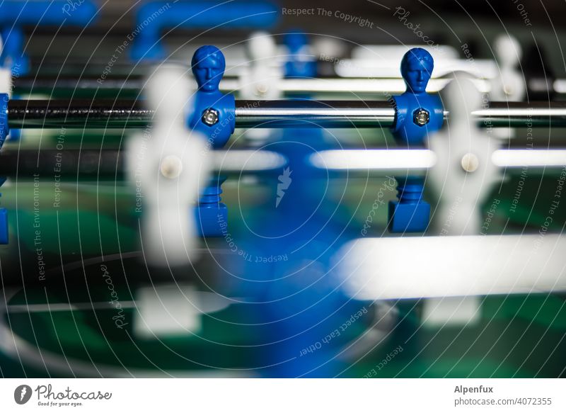 Offside ! kicker Foosball men Society Connection Together Human being Attachment Group Teamwork Interior shot Close-up Communicate Foot ball gap Distance rule