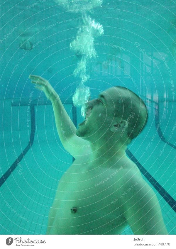 Underwater 2 Swimming pool Dive Air Leisure and hobbies Man Water Blow Sports