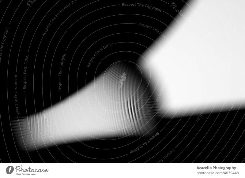 Abstract image in black and white 3d abstract background beam black minimalism blue blur blurry blurry background blurry object chaos circle color creative