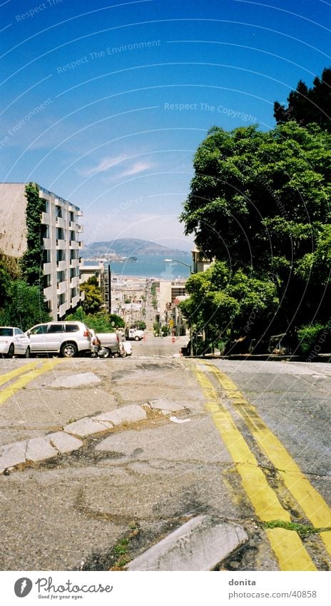 San Fancisco - View to Alcatraz San Francisco North America road Street View of Alcatraz