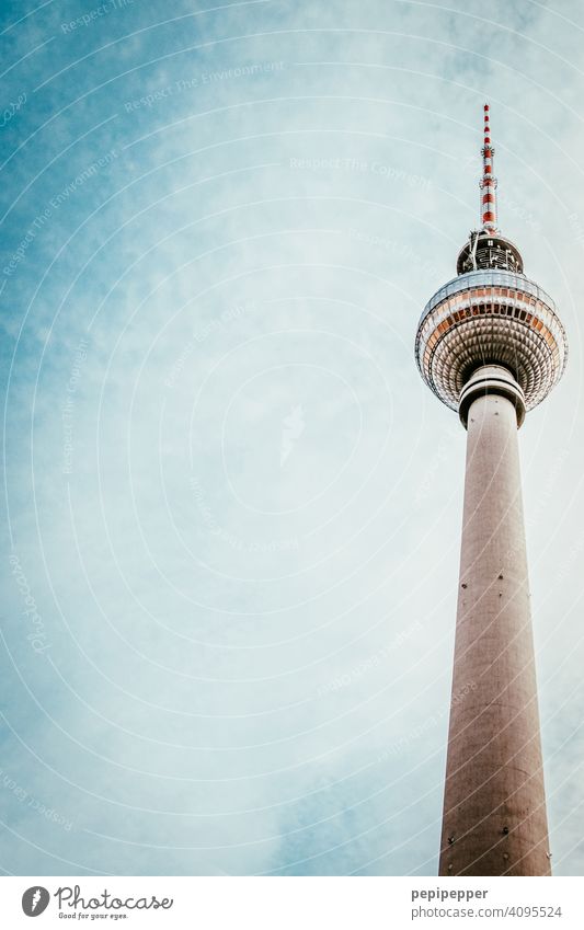 Berlin Television Tower Berlin TV Tower Alexanderplatz Television tower Landmark Sky Capital city Architecture Tourist Attraction Downtown Downtown Berlin Town