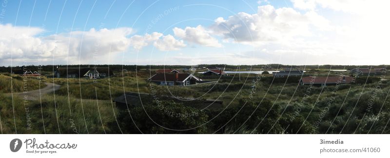 Denmark Panorama (View) Far-off places Clouds Landscape Level Large Panorama (Format)