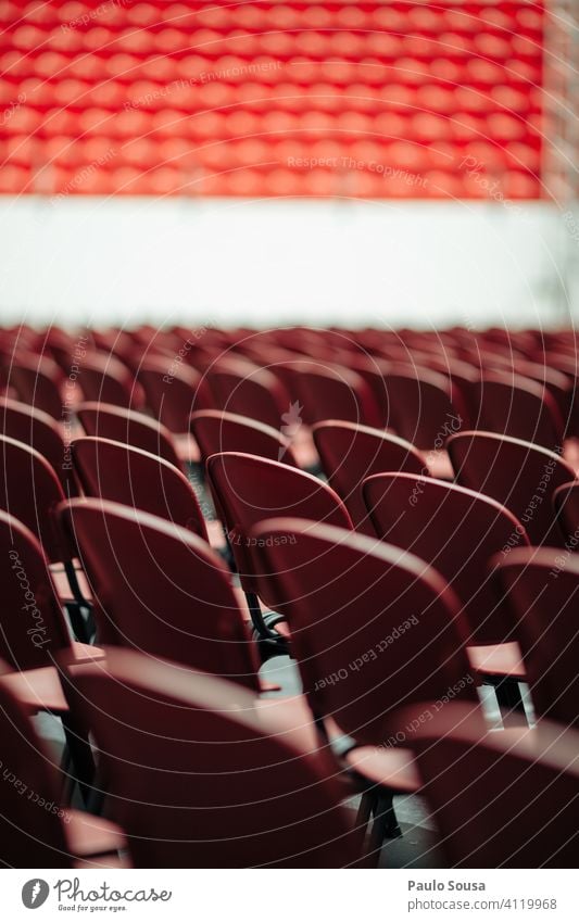 Empty seats in event Seat Seating Chair Event Concert restriction Restrict Many Row of chairs Seating capacity Places Audience Deserted Row of seats Free