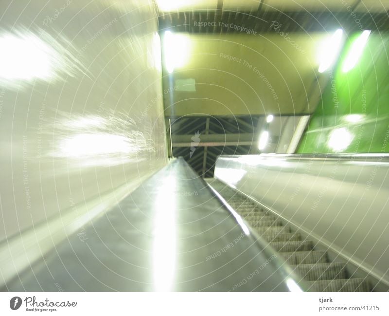 Berlin Underground Escalator Station London Underground Night Photographic technology Distorted