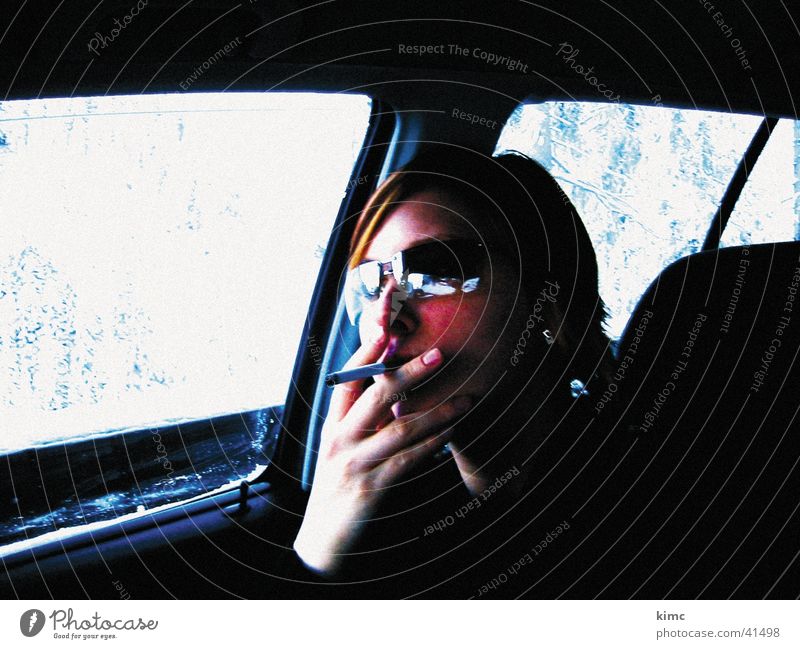 Tuxedo Kim Cigarette Sunglasses Vacation & Travel Hand Woman Cool (slang) Car Snow Face