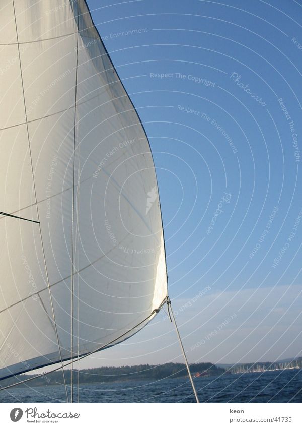 fresh breeze Vacation & Travel Ocean Sailing Sailboat White Calm Relaxation Europe Sweden Water Blue Nature