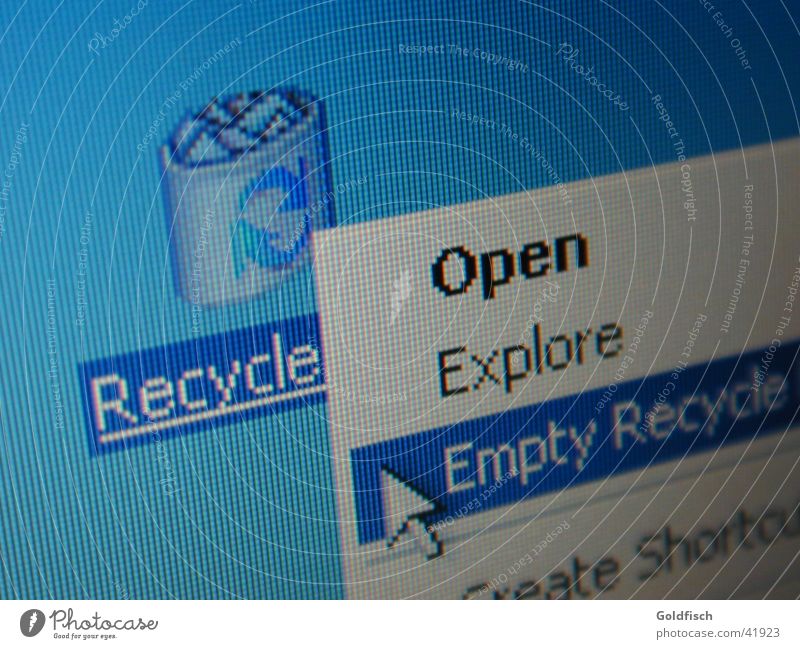 Recycle Bin Electrical equipment Technology Desktop trash can