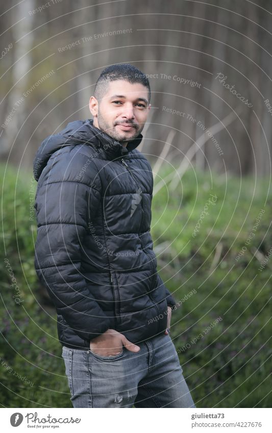 Young man from Palestine in Germany portrait Human being Man 20-30 years old 1 Person young adult masculine Palestinian Arab Designer stubble Lifestyle