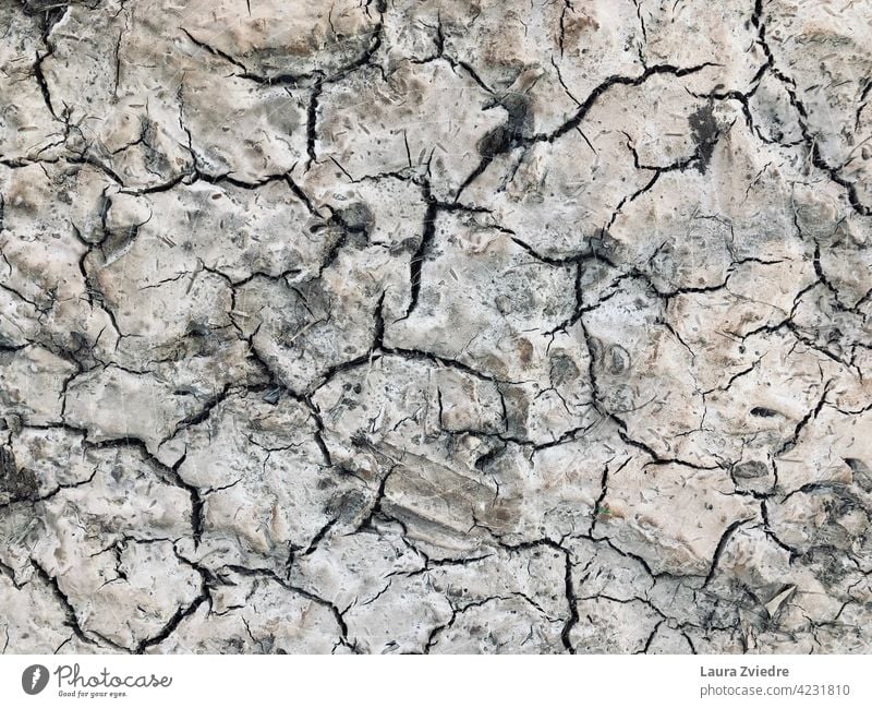 Ground in drought, soil texture and dry mud Drought crack Surface cracked Earth Climate Mud Muddy Pattern patterns patterns in nature land Nature heat Hot