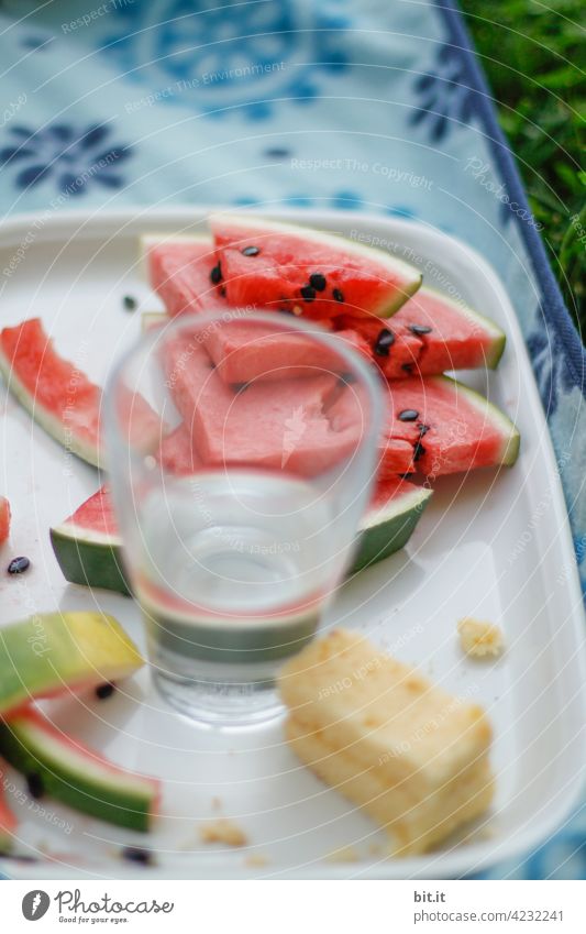 Water - melon Derby Melon Cut Sliced Fruit Red Food Nutrition Delicious Fresh Vegetarian diet Organic produce Healthy Diet Juicy Water melon Appetite