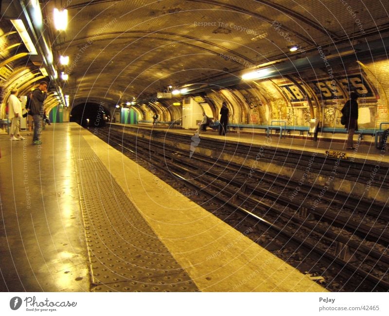 tunnel worlds Tunnel Underground Railroad tracks Subsoil Transport artificial light