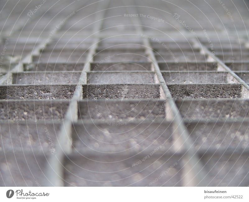 Grids from life Grating Dust Rectangle Industry Rust Metal Lanes & trails