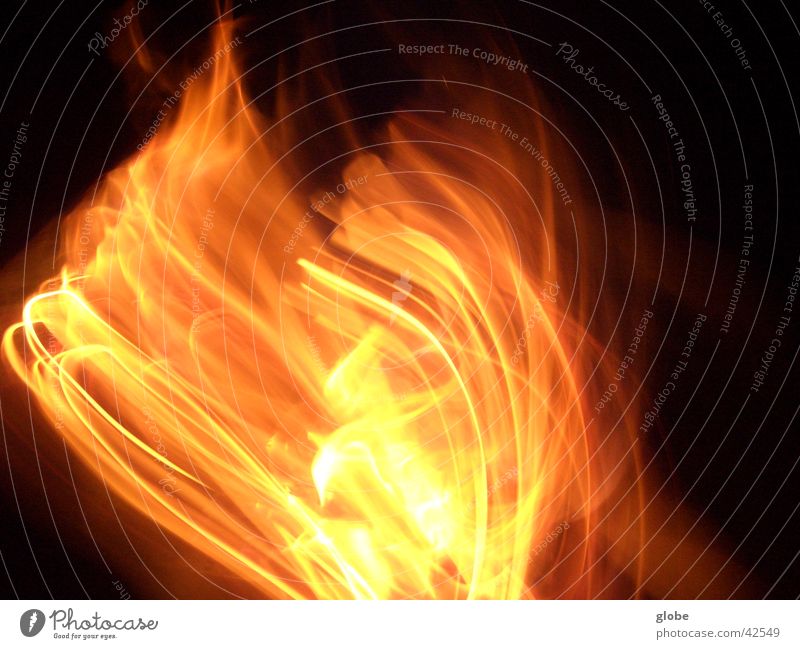flame dance Long exposure Red Embers Romance Blaze Flame Orange Fireplace