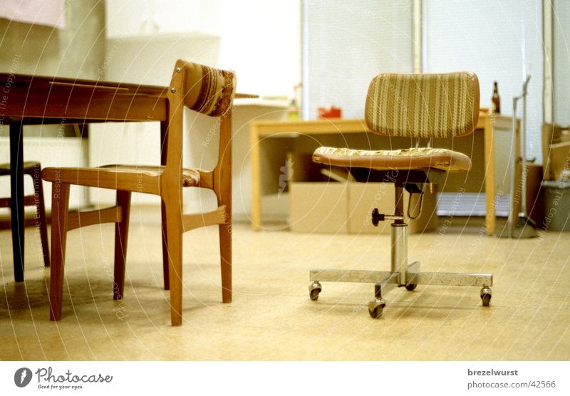 Office Tristesse Loneliness Empty Sixties Armchair Retro Chair Room Boredom Old Coil