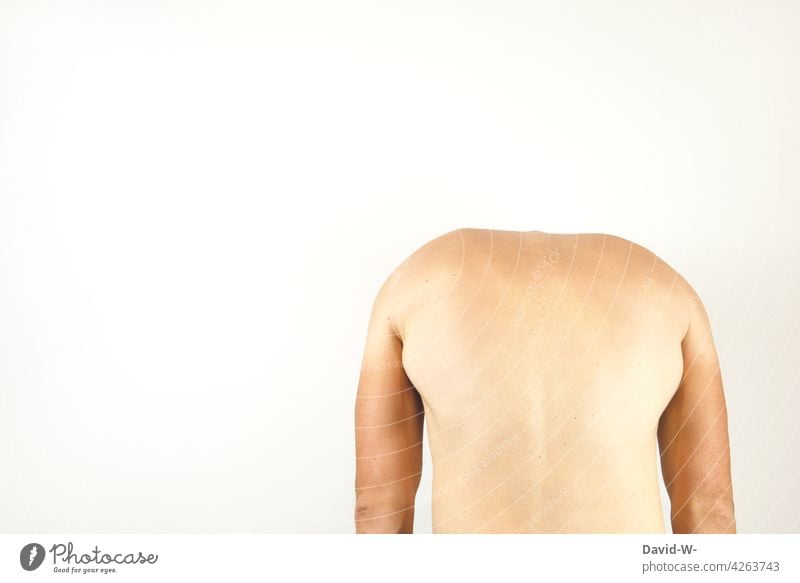the back of a man Back Man Back pain Posture Anatomy Healthy Headless Spinal column Body Human being Naked Pain