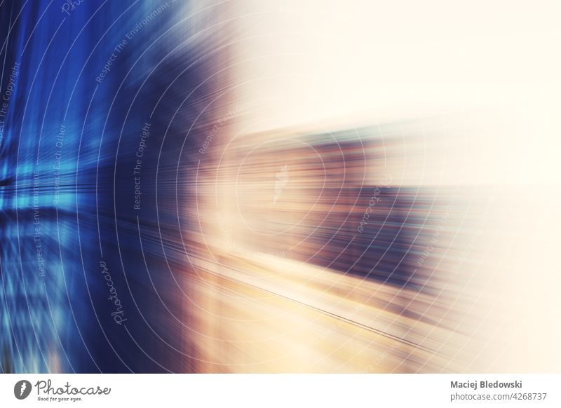 Blue abstract motion blurred futuristic background. - a Royalty Free Stock  Photo from Photocase