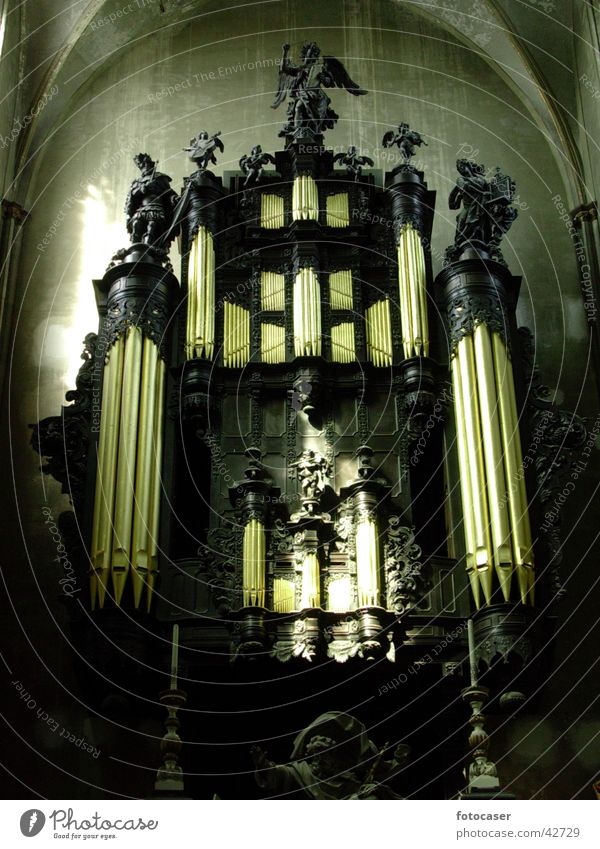 Organ in Bruges Holy House of worship Religion and faith Musical instrument