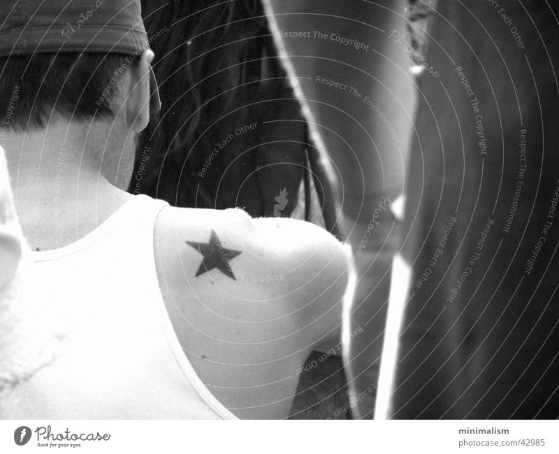constellation Rear view Undershirt Man Back Tattoo