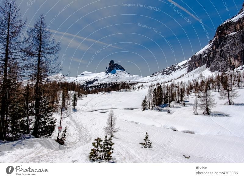 2021 05 08 Cortina snow and dolomites nature mountain winter italy cold landscape rock snowy peak white europe alps sky travel alpine view outdoors vacation
