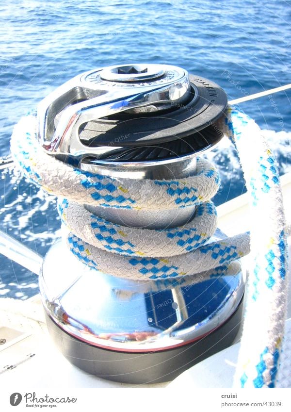 strip puller Sailing Rope Ocean Sports Water set sail Adriatic Sea Blue