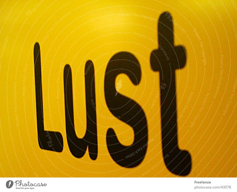 lust Lust Yellow Characters Black Obscure Museum Lanes & trails