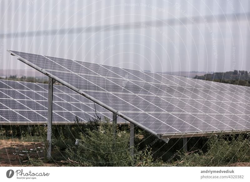 Solar panel, photovoltaic, alternative electricity source - concept of sustainable resources solar clean ecology blue environment environmental technology