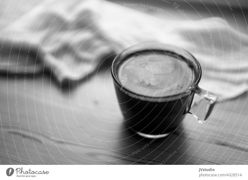 Morning coffee morning coffee Coffee Coffee break Black & white photo noir ambient Relaxation mood